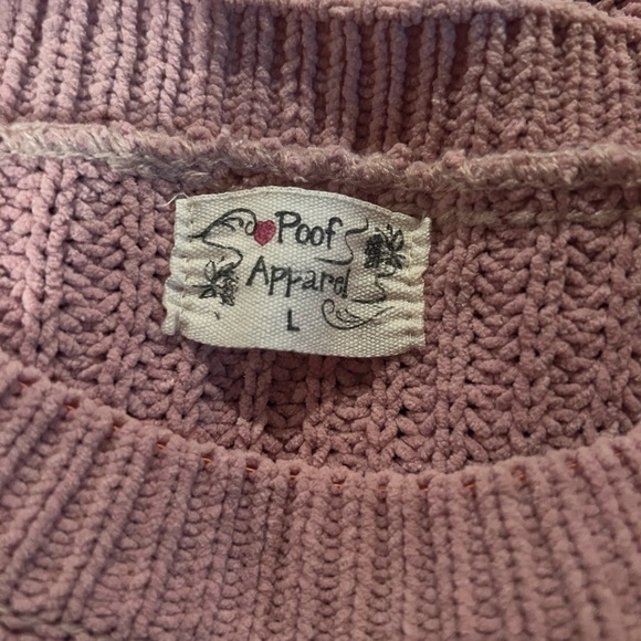 Poof apparel sweater. Size Large - Picture 3 of 3